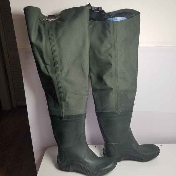 Frogg Toggs Cascades Poly/Rubber Hip Waders Kids Sz 3 - Picture 4 of 12
